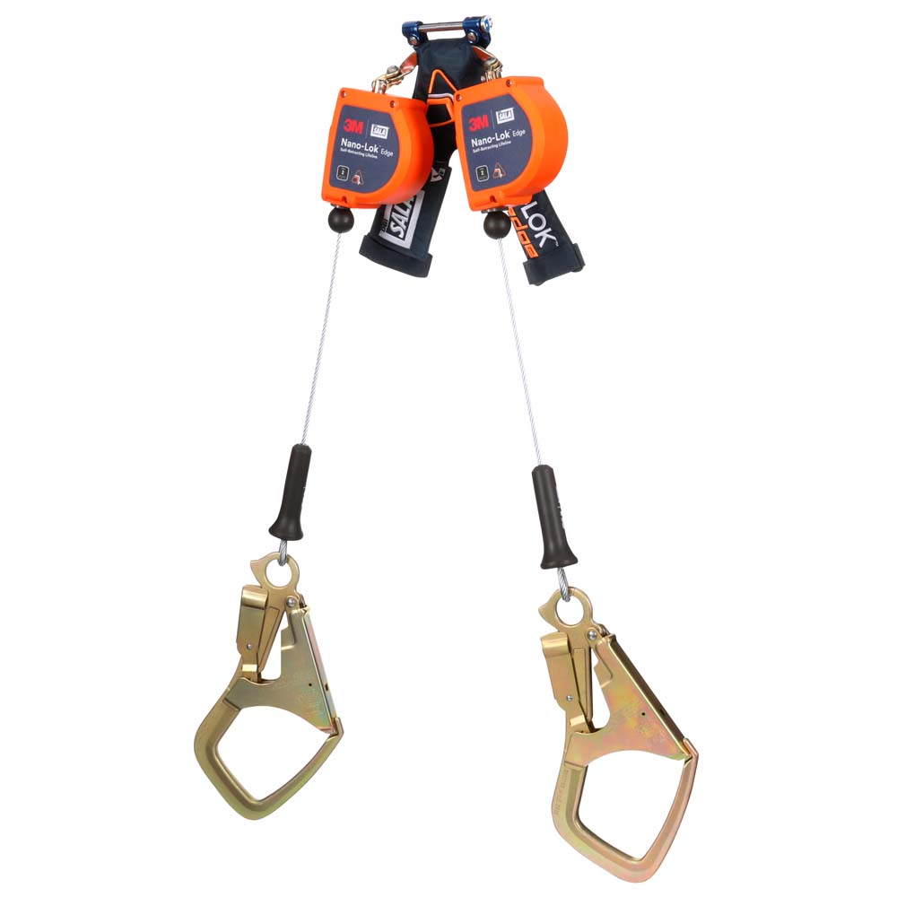 3M DBI-SALA Nano-Lok Twin-Leg Personal 6-Foot Self-Retracting Lifeline from GME Supply